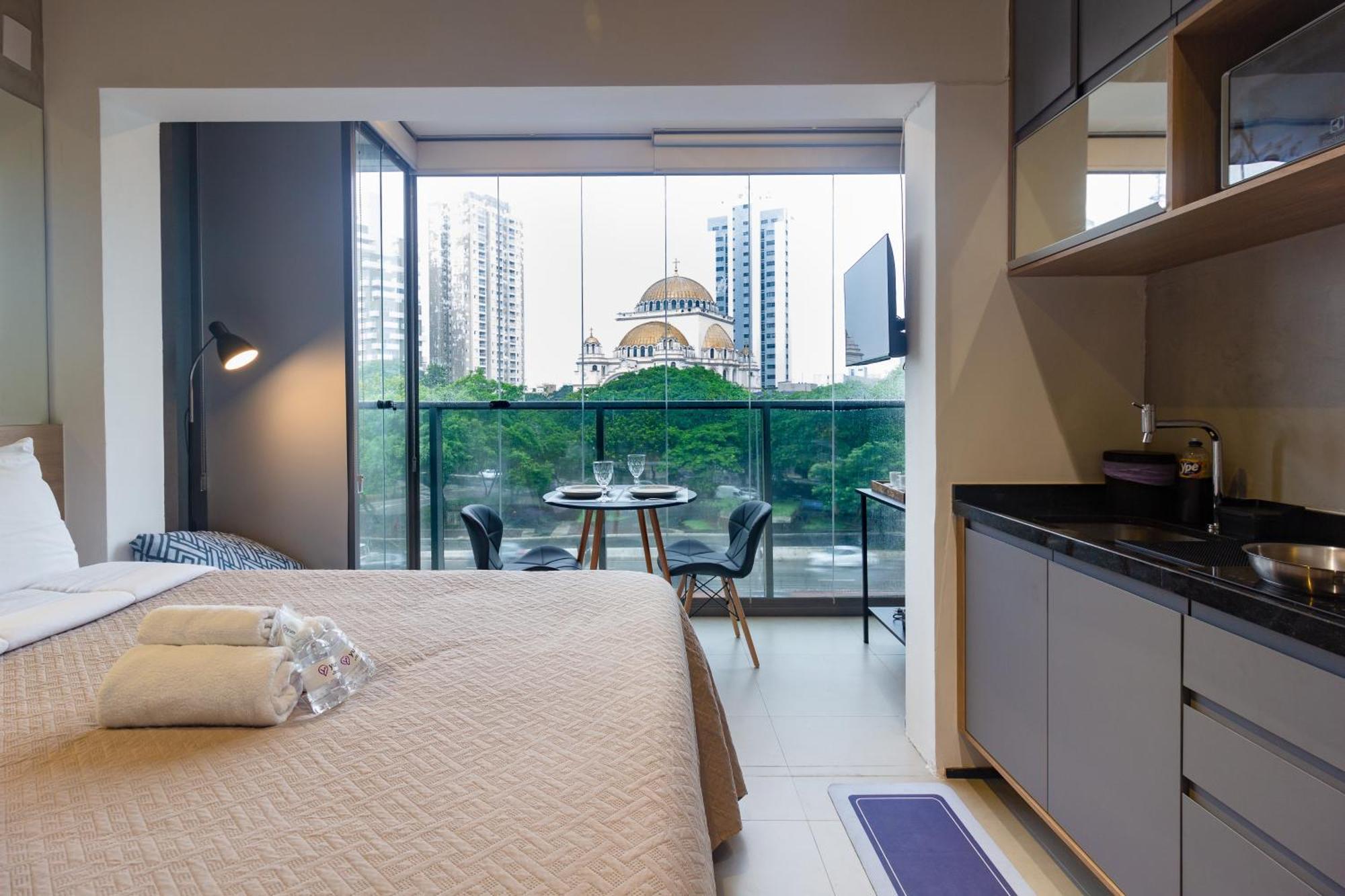 Yume On Paulista Apartment เซาเปาโล ภายนอก รูปภาพ
